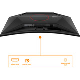 AOC C32G42ZE, Monitor de gaming negro