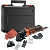 BLACK+DECKER MT300KA Negro, Naranja 300 W 10000 OPM, Herramienta multifunción naranja/Negro, Corte, Raspado, Lijado, Negro, Naranja, 10000 OPM, 22000 OPM, Corriente alterna, 300 W