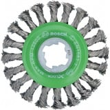 Bosch 2 608 620 733 accesorio para amoladora angular Disco de limpieza, Cepillo Disco de limpieza, Acero inoxidable, 11,5 cm, Bosch, Verde, Acero inoxidable, 12500 RPM