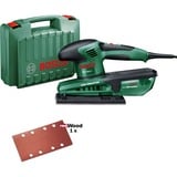 Bosch PSS 200 A 24000 RPM 200 W, Lijadora orbital verde/Negro, 24000 RPM, 2 mm, 1 mm, Corriente alterna, 200 W, 125 W