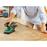 Bosch PSS 200 A 24000 RPM 200 W, Lijadora orbital verde/Negro, 24000 RPM, 2 mm, 1 mm, Corriente alterna, 200 W, 125 W