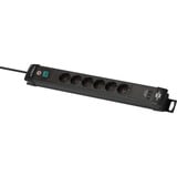 Brennenstuhl Regleta Premium-Line de 6 tomas con 2x USB-C PD, 1x USB-A negro