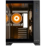 Chieftec Visio GM-30B-TG-OP schwarz Tempered Glass x 2 Cubo Negro, Cajas de torre negro, Cubo, PC, Negro, ATX, micro ATX, Juego, Multi