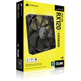 Corsair CORSAIR iCUE LINK RX120, Ventilador negro