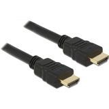 DeLOCK 83352 cable HDMI 0,25 m HDMI tipo A (Estándar) Negro negro, 0,25 m, HDMI tipo A (Estándar), HDMI tipo A (Estándar), 4096 x 2160 Pixeles, 10,2 Gbit/s, Negro