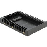 DeLOCK Installation Frame for 2.5″ SATA drive 8,89 cm (3.5") Bandeja para disco duro Negro, Bastidor de instalación negro, 8,89 cm (3.5"), Bandeja para disco duro, 2.5", Serial ATA III, Negro, Plástico