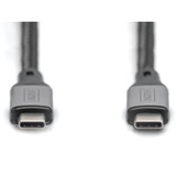 Digitus Cable USB4 Gen 3x2, conector USB-C > conector USB-C, 40 Gbit/s negro/Gris