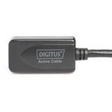 Digitus Cable de extensión USB 3.2 Gen 1 activo, 5 metros, Cable alargador negro