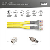 Digitus DK-1744-A-VH-D-5, Cable amarillo