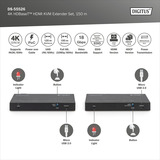 Digitus DS-55526, Alargador de HDMI negro