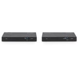 Digitus Set extensor KVM HDMI 4K HDBaseT 2.0, Alargador de HDMI negro