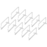 Digitus Soportes de gestión de cables / anillos de gestión de cables para armarios de 483 mm (19"), Administración de cables gris