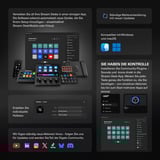 Elgato Stream Deck XL Negro 32 botones, Teclado negro, Negro, 32 botones, 182 mm, 112 mm, 34 mm, 410 g