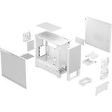 Fractal Design Pop Air Torre Blanco, Cajas de torre blanco, Torre, PC, Blanco, ATX, micro ATX, Mini-ITX, Acero, Vidrio templado, 17 cm