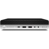 HP Elitedesk 800 G5 MP reacondicionado, Mini-PC  negro/Plateado