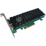 HighPoint SSD6202A controlado RAID PCI Express x8 3.0 8 Gbit/s, Tarjeta de interfaz PCI Express 3.0, PCI Express x8, 0, 1, 8 Gbit/s, 2 canales, 920,585 h