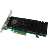 HighPoint SSD6202A controlado RAID PCI Express x8 3.0 8 Gbit/s, Tarjeta de interfaz PCI Express 3.0, PCI Express x8, 0, 1, 8 Gbit/s, 2 canales, 920,585 h