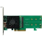 HighPoint SSD6202A controlado RAID PCI Express x8 3.0 8 Gbit/s, Tarjeta de interfaz PCI Express 3.0, PCI Express x8, 0, 1, 8 Gbit/s, 2 canales, 920,585 h