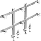 ICY BOX Damond Stand 666, Soporte de monitor plateado