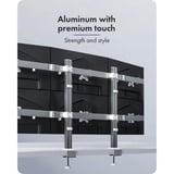 ICY BOX Damond Stand 666, Soporte de monitor plateado
