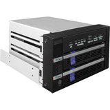 Icy Dock MB901SPR-B R1, Chasis intercambiable negro/Plateado