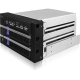 Icy Dock MB901SPR-B R1, Chasis intercambiable negro/Plateado