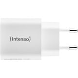 Intenso Adaptador de corriente W20C, Cargador blanco