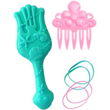 Just Play Disney Princess - Cabeza de Estilismo Ariel, Cabeza de maquillaje y peluquería 