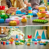 LEGO DUPLO Classic Caja creativa colorida, Juegos de construcción 