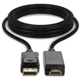 Lindy Cable adaptador DisplayPort > HDMI 10,2 Gbit/s negro