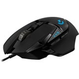 Logitech G502 Hero ratón mano derecha USB tipo A Óptico 25600 DPI, Ratones para gaming negro, mano derecha, Óptico, USB tipo A, 25600 DPI, 1 ms, Negro