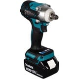 Makita DTW300RTJ destornillador eléctrico y llave de impacto 3200 RPM Negro, Azul, Tornillo de percusión azul/Negro, Destornillador de impacto, Mango de pistola, 1/2", Negro, Azul, Deep discharge, Sobrecalentamiento, Sobrecarga, Sin escobillas