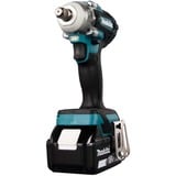 Makita DTW300RTJ destornillador eléctrico y llave de impacto 3200 RPM Negro, Azul, Tornillo de percusión azul/Negro, Destornillador de impacto, Mango de pistola, 1/2", Negro, Azul, Deep discharge, Sobrecalentamiento, Sobrecarga, Sin escobillas