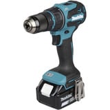 Makita Taladro atornillador a batería con sistema de cabezal intercambiable DDF491Z, 18 Voltios, Taladro/destornillador azul/Negro