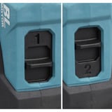 Makita Taladro atornillador a batería con sistema de cabezal intercambiable DDF491Z, 18 Voltios, Taladro/destornillador azul/Negro