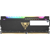 Patriot Viper Steel PVSR432G360C0 módulo de memoria 32 GB 1 x 32 GB DDR4 3600 MHz, Memoria RAM negro, 32 GB, 1 x 32 GB, DDR4, 3600 MHz, 288-pin DIMM