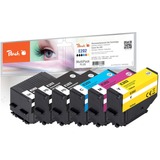 Peach PI200-675 cartucho de tinta 6 pieza(s) Compatible Rendimiento estándar Negro, Cian, Magenta, Amarillo Rendimiento estándar, 6 pieza(s), Multipack