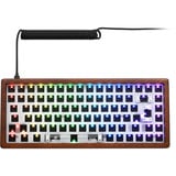 Sharkoon 4044951042685, Teclado para gaming madera