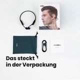 Shokz OpenRun Auriculares Inalámbrico Banda para cuello Deportes Bluetooth Negro negro, Inalámbrico, 20 - 20000 Hz, Deportes, 260 g, Auriculares, Negro