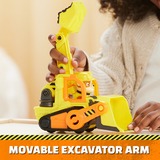 Spin Master Rubble & Crew - Pack Tractor Excavadora y Figura Rubble - Patrulla Canina Juguetes - Juguetes Niños 3 años + - Regalos Niño 3 años +, Vehículo de juguete Rubble & Crew - Pack Tractor Excavadora y Figura Rubble - Patrulla Canina Juguetes - Juguetes Niños 3 años + - Regalos Niño 3 años +, Buldócer, 3 año(s), Plástico, Negro, Naranja, Amarillo