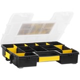 Stanley 1-97-483 pieza pequeña y caja de herramientas Caja para piezas pequeñas Nylon Negro, Transparente, Amarillo negro/Amarillo, Caja para piezas pequeñas, Nylon, Negro, Transparente, Amarillo, 67 mm, 375 mm, 292 mm