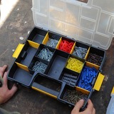Stanley 1-97-483 pieza pequeña y caja de herramientas Caja para piezas pequeñas Nylon Negro, Transparente, Amarillo negro/Amarillo, Caja para piezas pequeñas, Nylon, Negro, Transparente, Amarillo, 67 mm, 375 mm, 292 mm