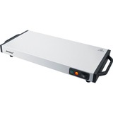 Steba 502100, Calientaplatos acero fino/Negro