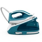 Tefal Express Easy SV6131E0 estación plancha al vapor 2200 W 1,7 L Blanco, Azul, Estación de planchado a vapor blanco/Turquesa, 2200 W, 120 g/min, 5,8 bar, 1,7 L, 360 g/min, Blanco, Azul