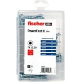 fischer Meisterbox PowerFast II cabeza redonda VG TX, Juego de tornillos 