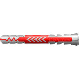 fischer Taco DuoPower 8x65, Pasador gris claro/Rojo