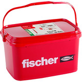 fischer Taco DuoPower 8x65, Pasador gris claro/Rojo