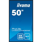 iiyama LH5041UHS-B2AG, Pantalla de gran formato negro brillante