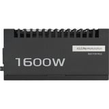 ASUS Pro WS 1600W Platinum, Fuente de alimentación de PC negro