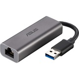 ASUS USB-C2500 Ethernet, Adaptador gris, Alámbrico, USB, Ethernet